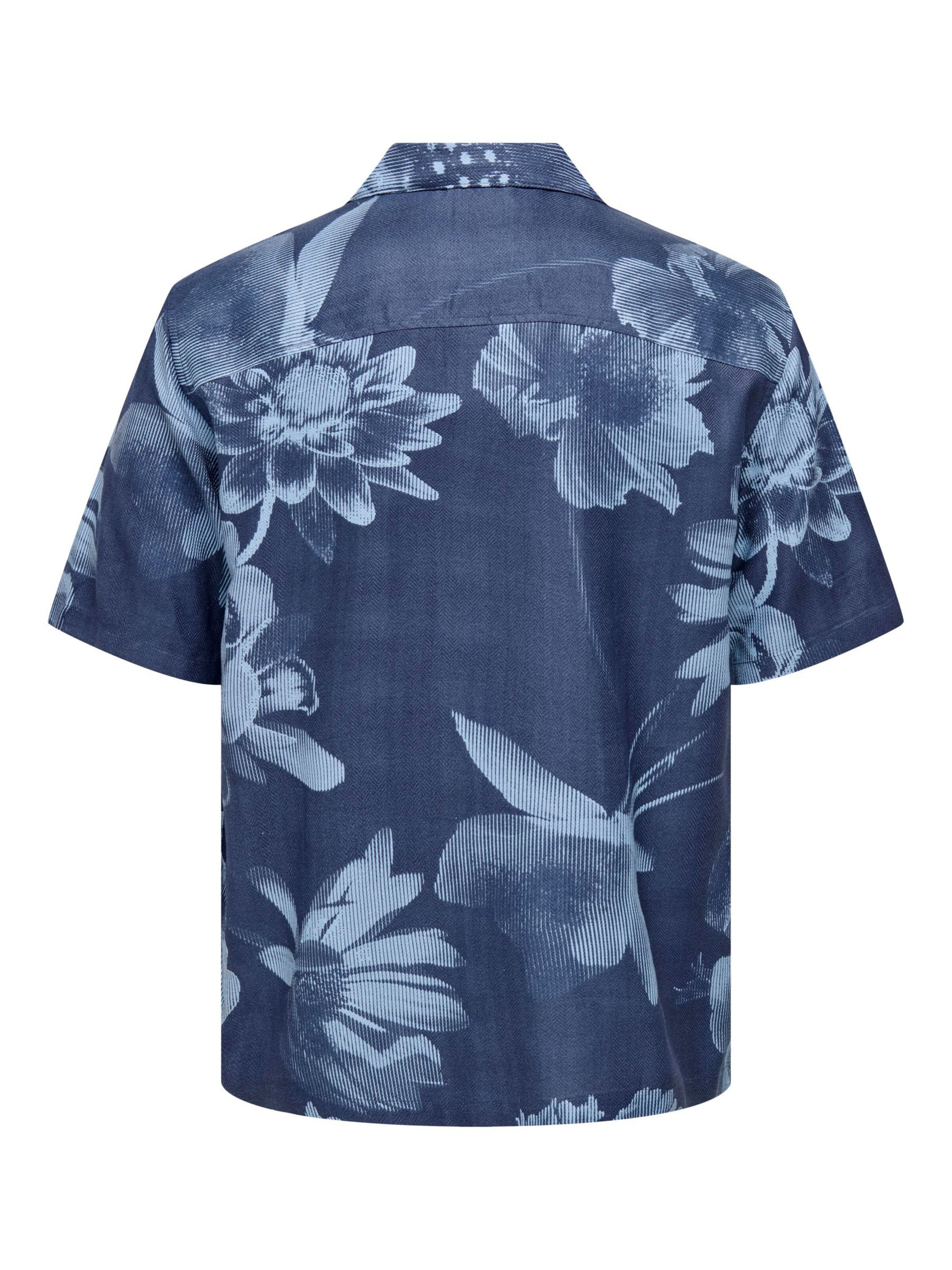 Only & Sons Regular Fit Hemd 'ONSRocket' in Blau