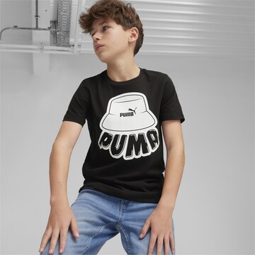 PUMA Shirt 'ESS+' in Zwart