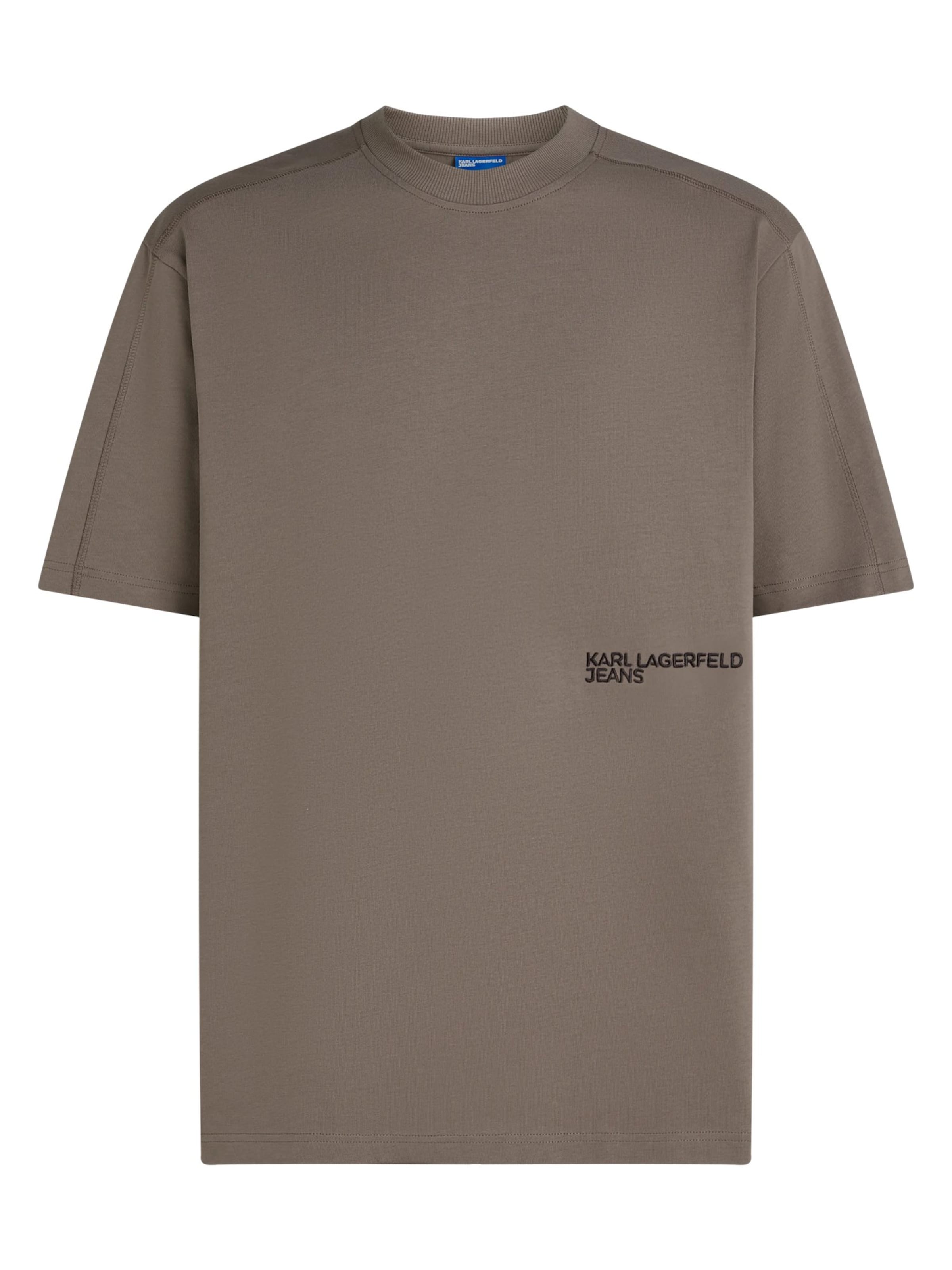 KARL LAGERFELD JEANS - Camisa em cinzento: frente