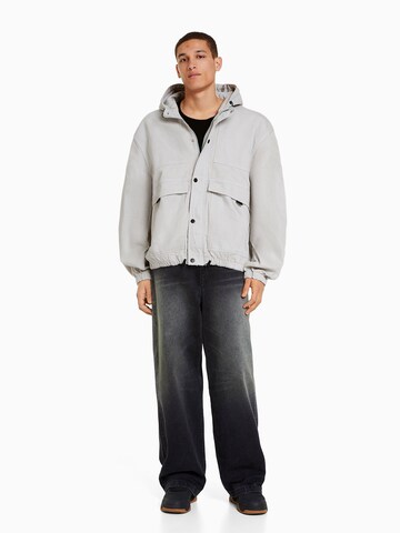 Bershka Between-season jacket in Grey