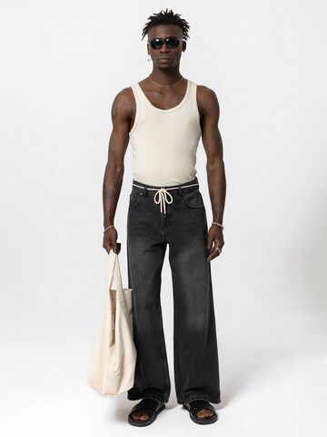 Wide leg Jeans 'Conroe' di VAMOS CLO in nero