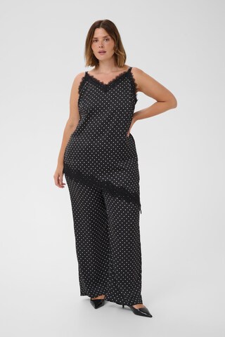 KAFFE CURVE Loosefit Broek 'Missu' in Zwart