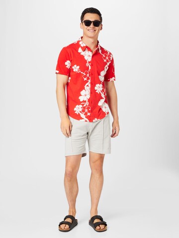 Coupe regular Chemise 'MAURITIUS' Key Largo en rouge
