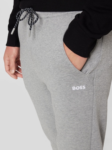 BOSS - Slimfit Calças 'Hadiko' em cinzento