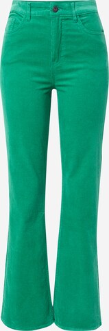 PULZ Jeans Flared Pants 'SALLY' in Green: front