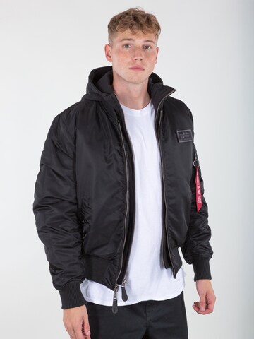ALPHA INDUSTRIES Between-Season Jacket 'Ma-1 D-Tec' in Black