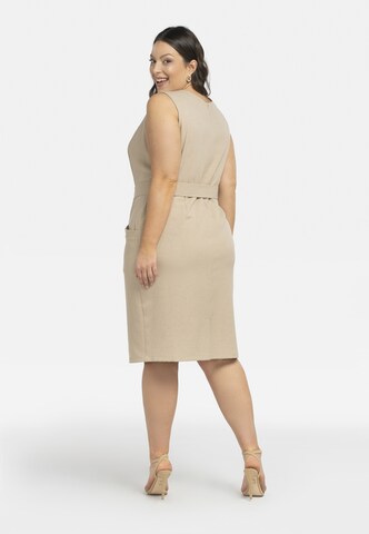 Robe 'EMMA' Karko en beige