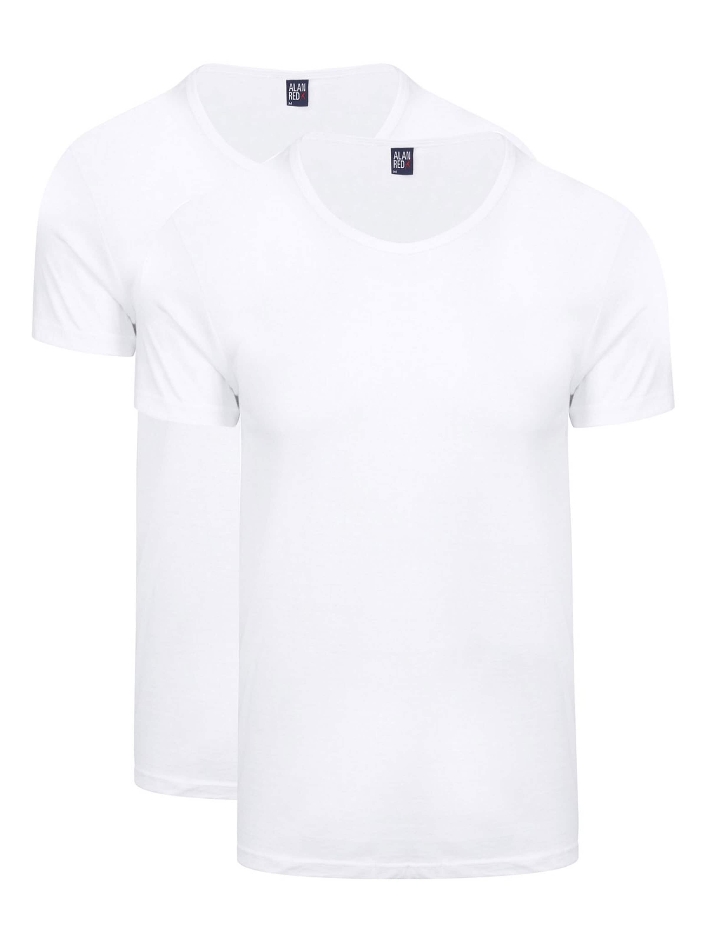 alan red Shirt 'James' in Wit