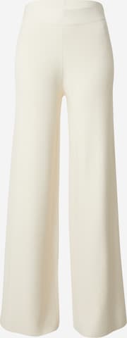 MYLAVIE by Sarah HarrisonLoosefit Hlače - bijela boja: prednji dio