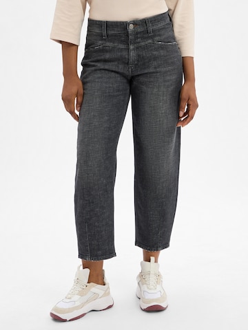 Cambio Regular Jeans ' Elin ' in Schwarz: Vorderseite