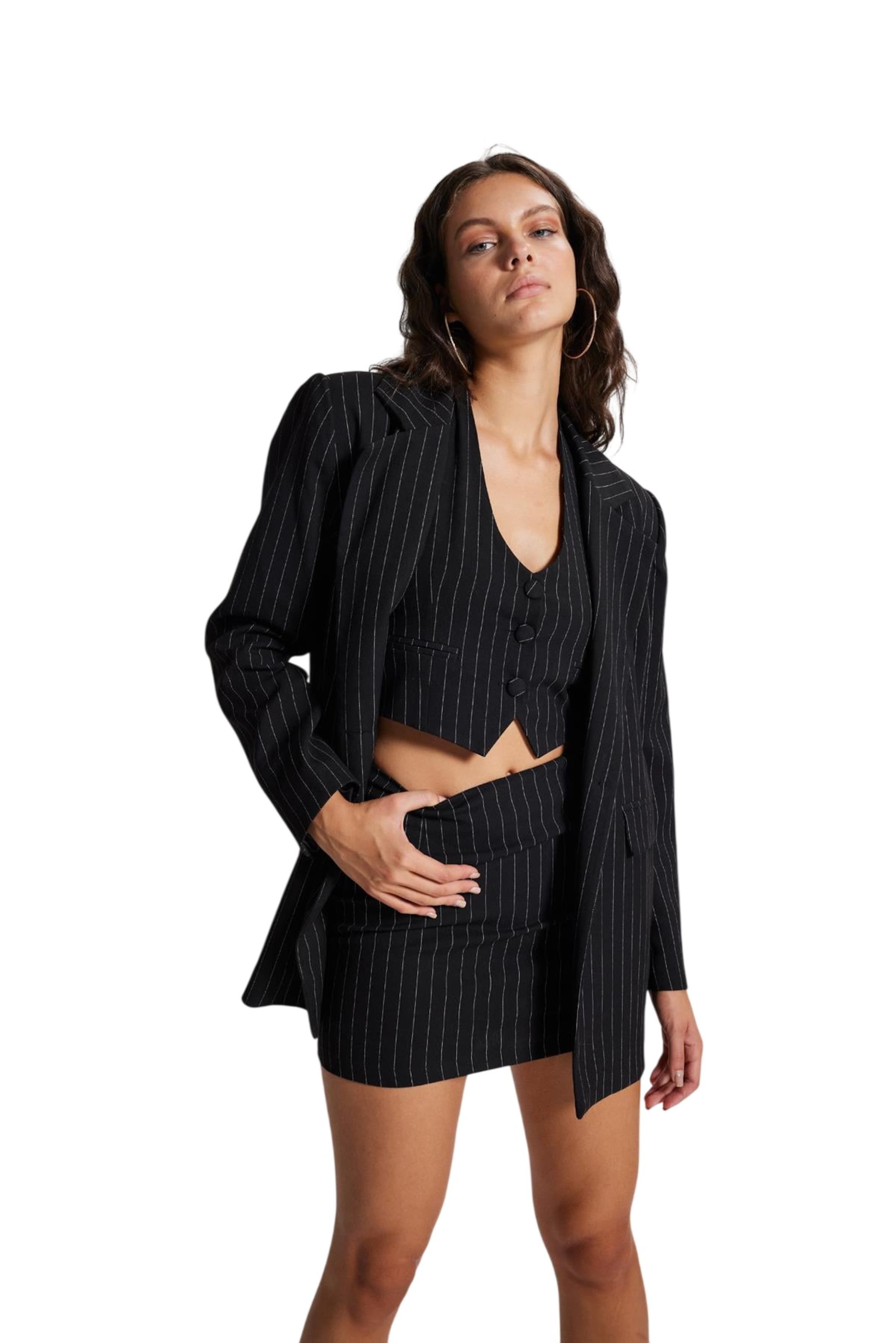 Gilet de costume HOLLY LOLLY en noir