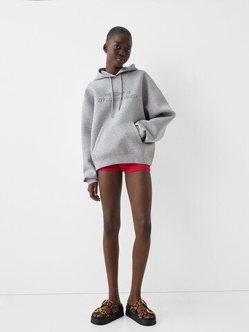 Bershka Sweatshirt in Grau
