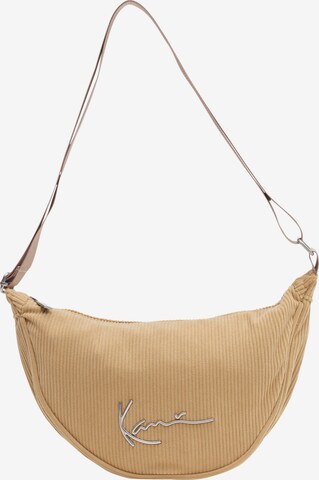 Borsa a spalla di Karl Kani in beige: frontale