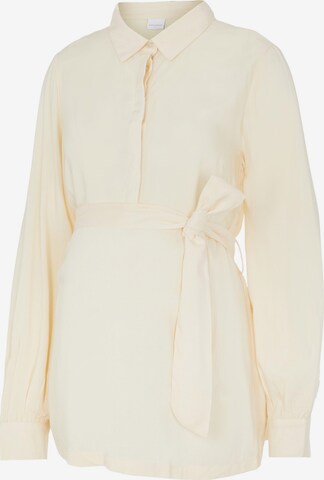 MAMALICIOUS Blouse 'Lia' in Beige: front