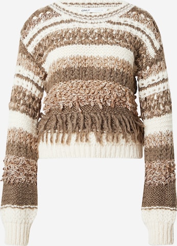 Pullover 'FRIGG' di ONLY in beige: frontale