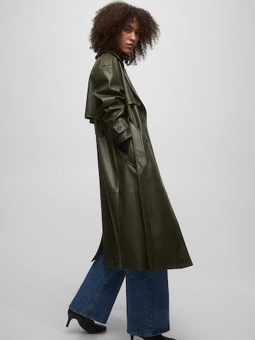 Pull&Bear Between-seasons coat in Green