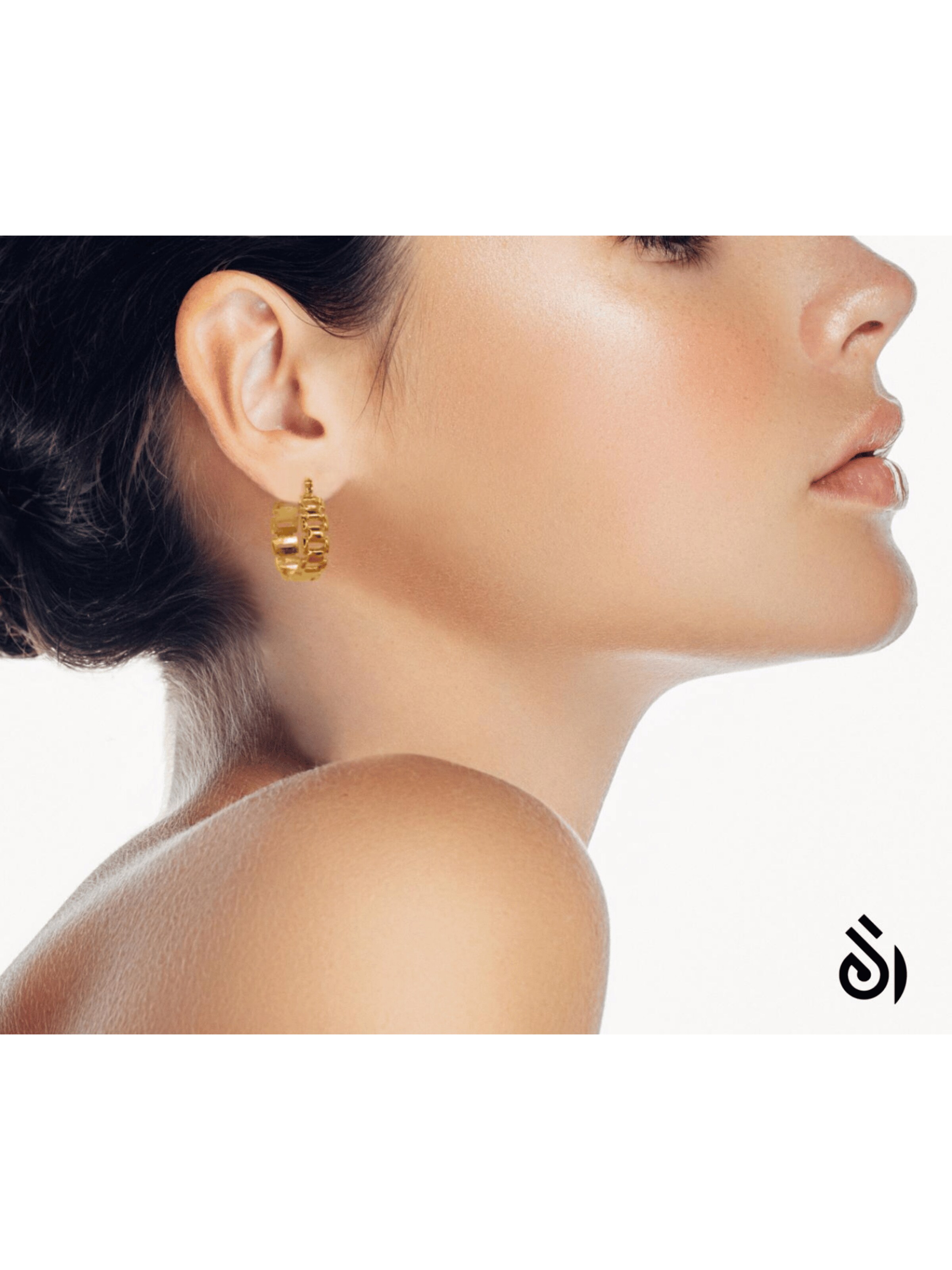 ARS-ARGENTI Earrings 'TIME WARP' in Gold