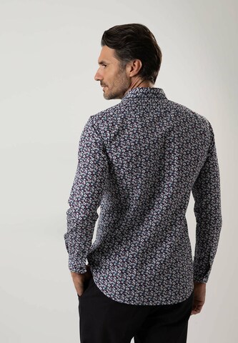 Black Label Shirt Regular fit Business Shirt 'PRINT' in Mixed colors