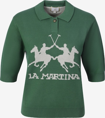 T-shirt ' WCS003 ' La Martina en vert : devant
