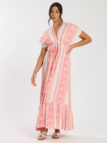 Robe South Beach en rose : devant