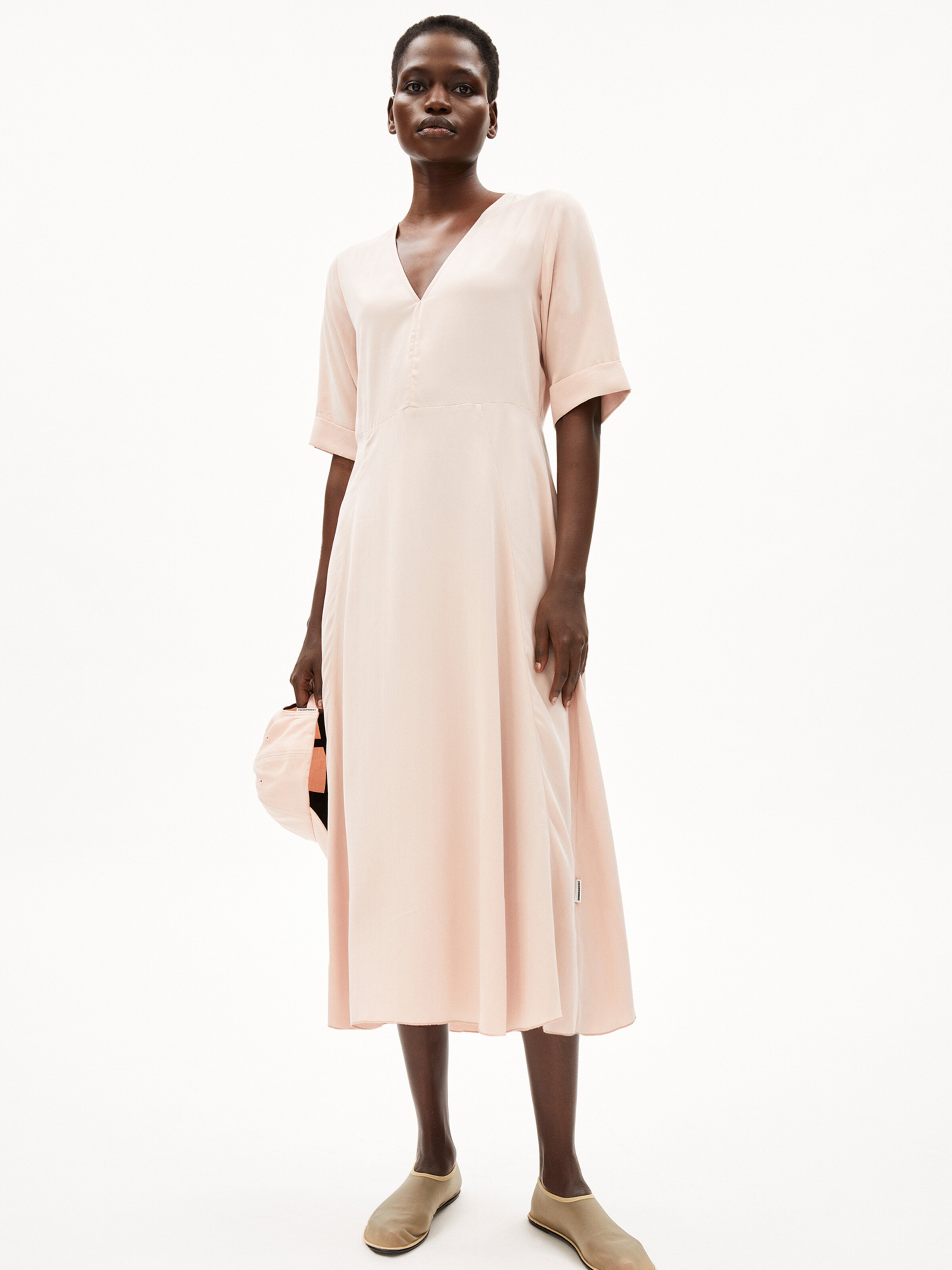 ARMEDANGELS Dress ' VAALI ' in Pink: front