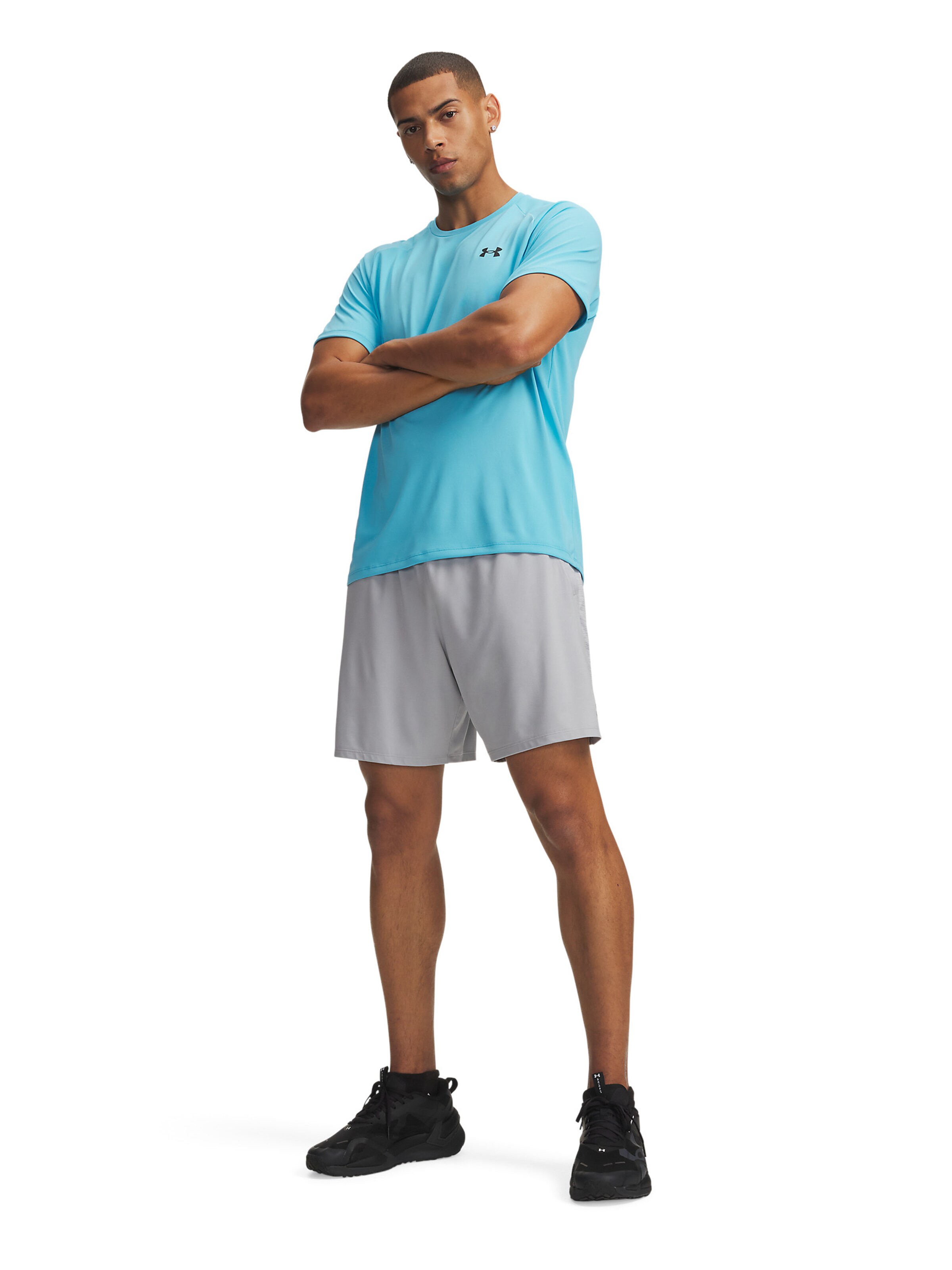 UNDER ARMOUR Regular Sports trousers 'Vent' in Grey
