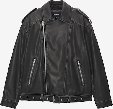 Pull&Bear Between-Season Jacket in Black: front