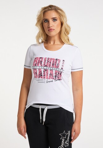 T-shirt BRUNO BANANI en blanc : devant