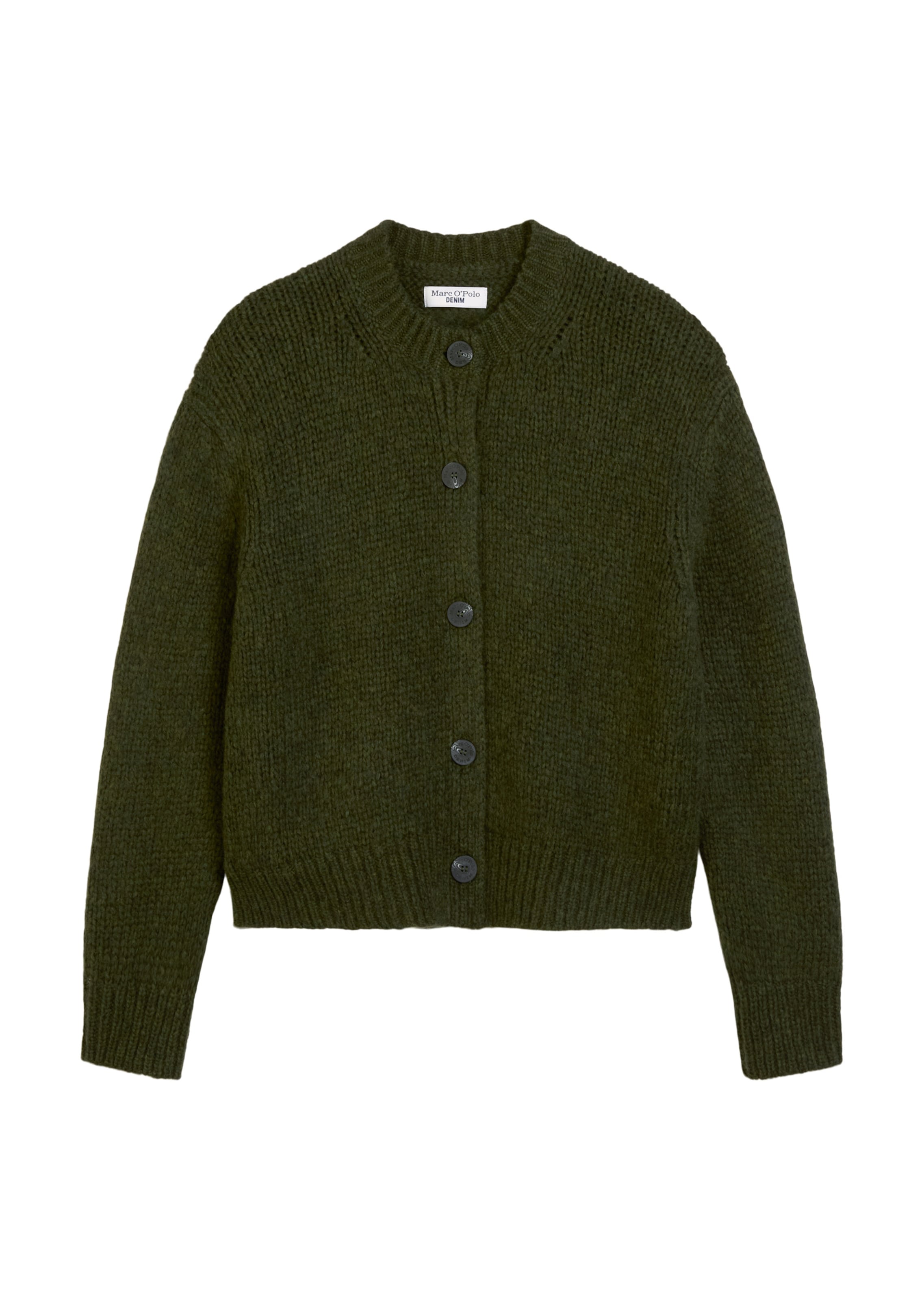 Marc O'Polo DENIM Вязаная кофта в Зеленый: спереди