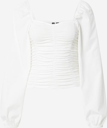 Chemisier 'Malysia' PIECES en blanc : devant