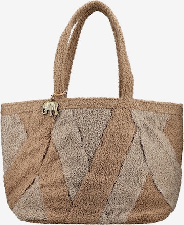 ANOKHI Shopper in Braun: Vorderseite