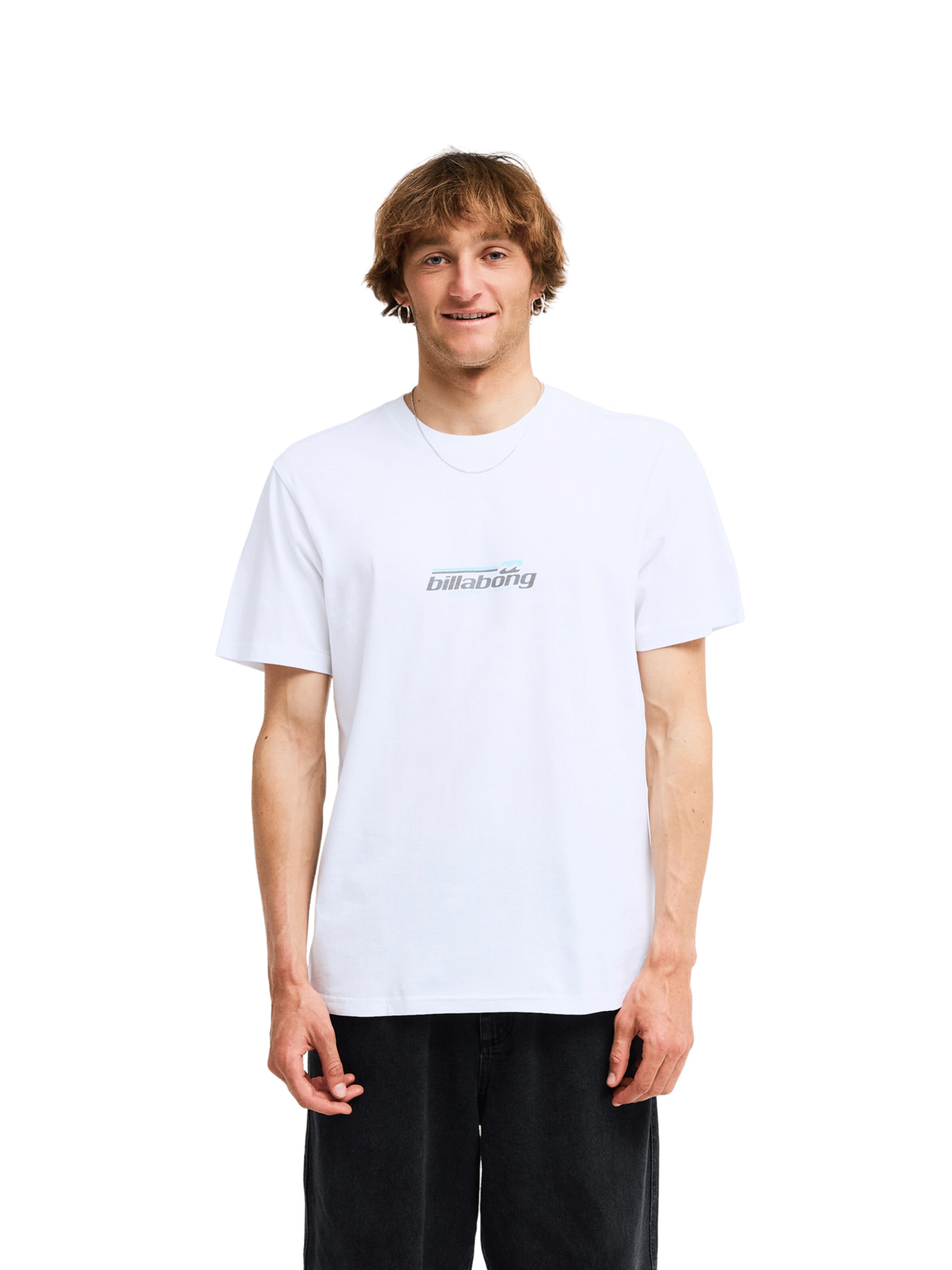 BILLABONG Shirt 'Word Mark' in White: front