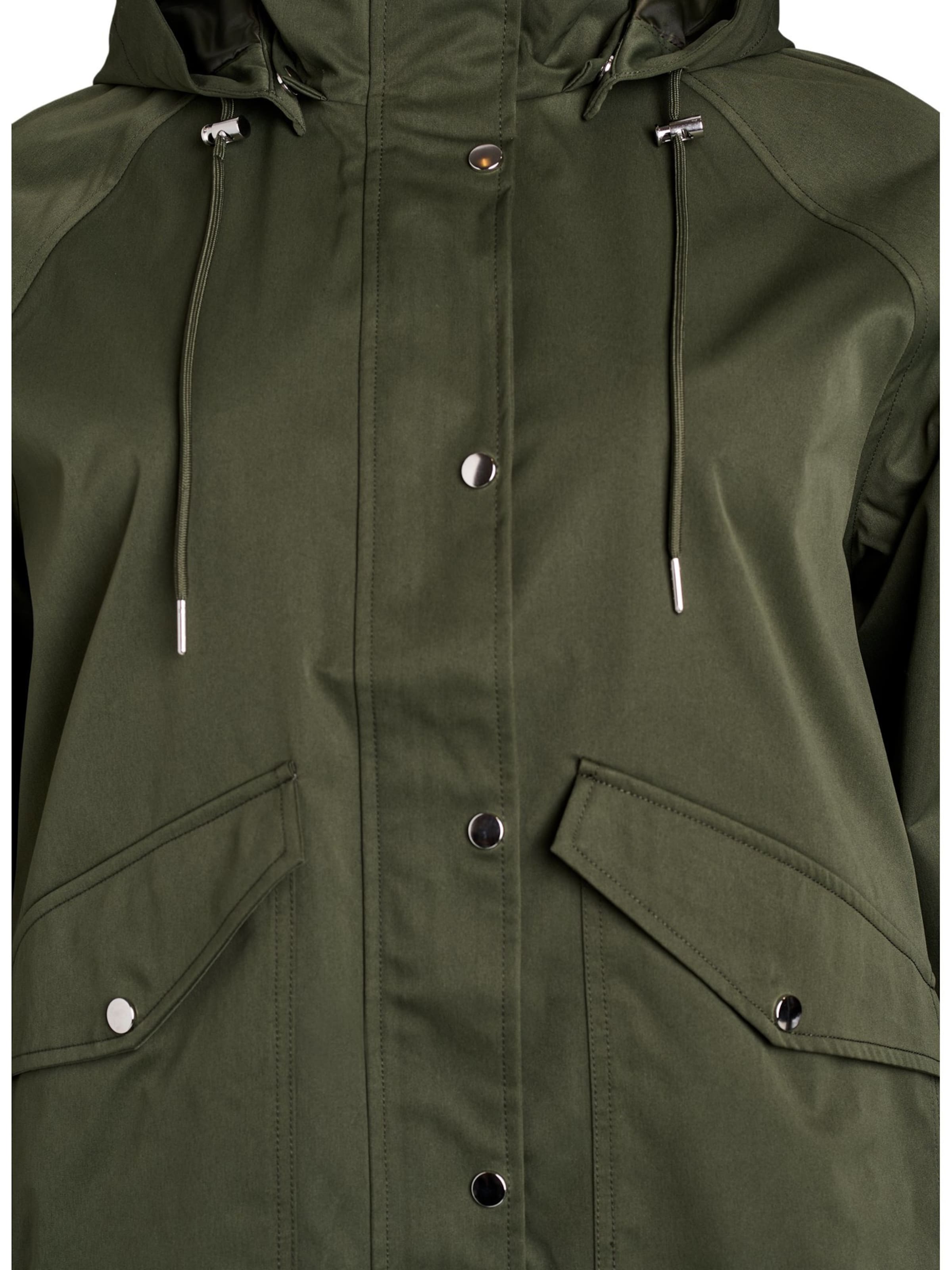 Parka mi-saison 'Capalma' Zizzi en vert