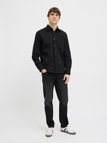 JJ Rebel Regular fit Srajca 'JREBCARL' | črna barva