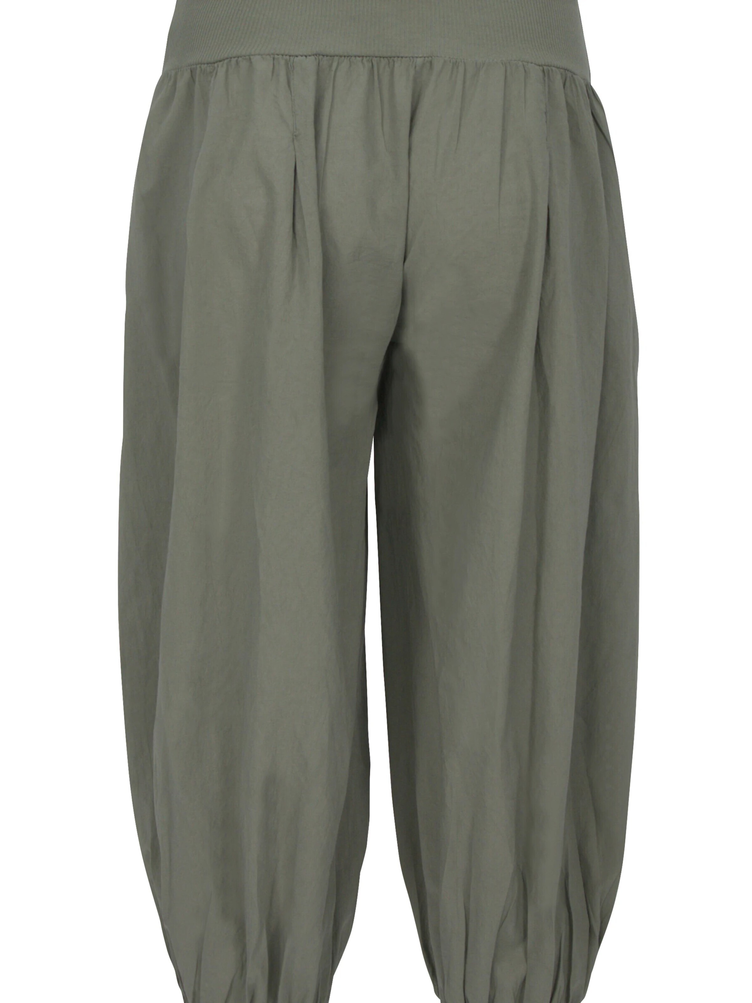 malito more than fashion Loose fit Harem Pants in Green