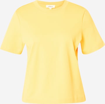 geltona s.Oliver Marškinėliai: priekis