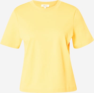 Marškinėliai iš s.Oliver, spalva – geltona, Prekių apžvalga