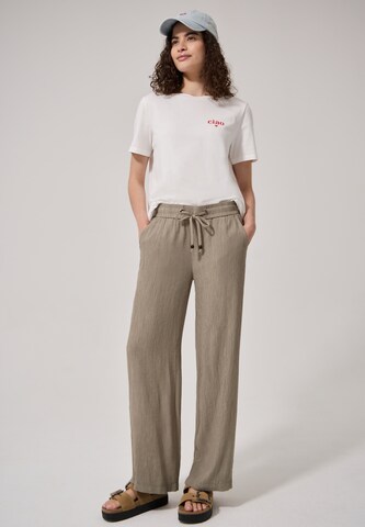 Street One Studio Loose fit Pants in Beige: front