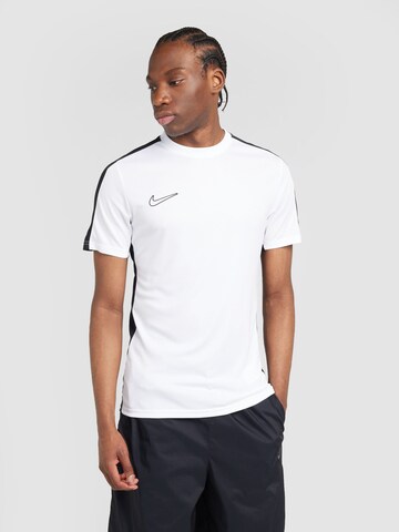 NIKE - Camiseta funcional 'Academy23' en blanco: frente