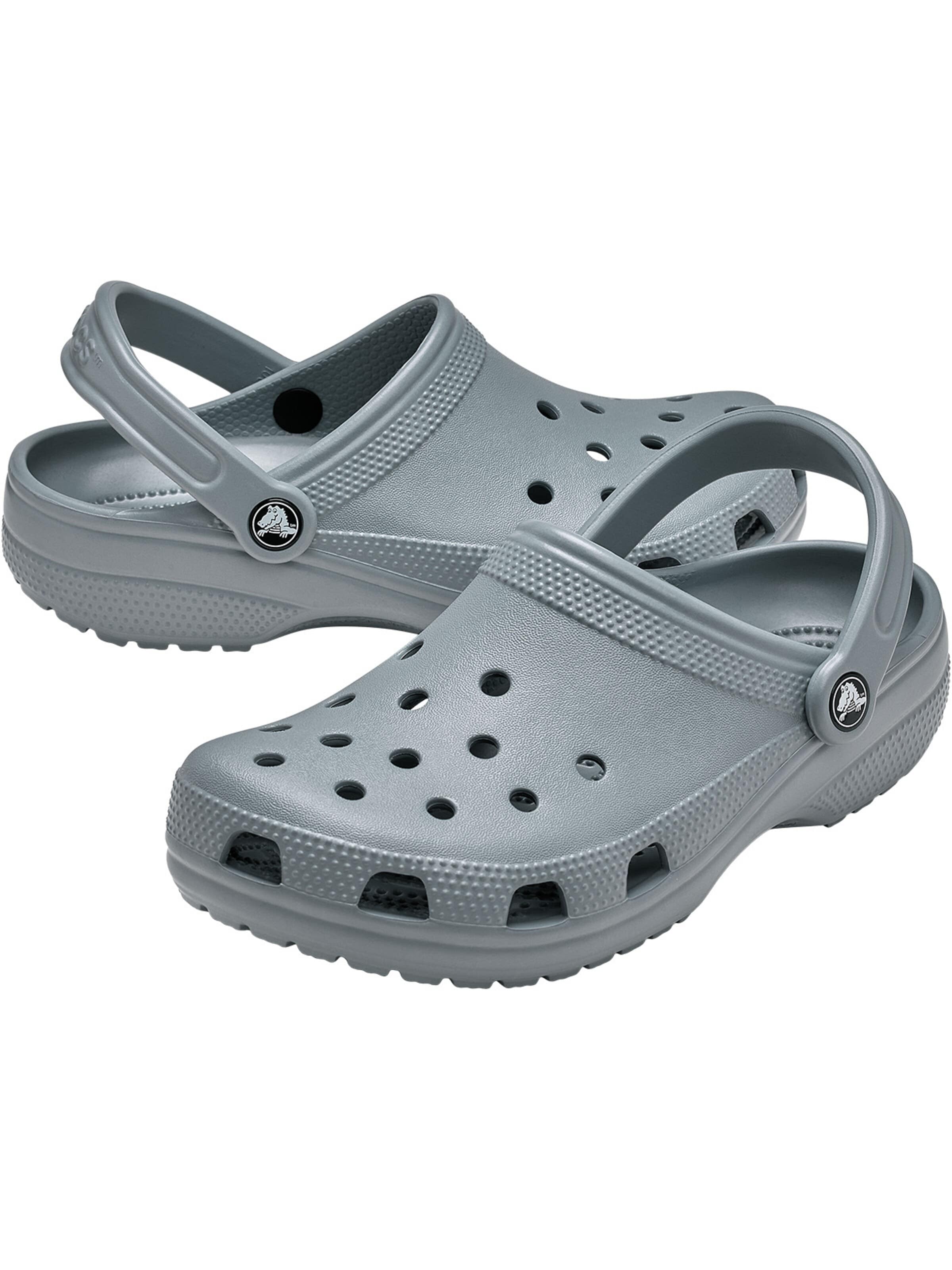 pelēks Crocs Gumijas čības 'Classic'