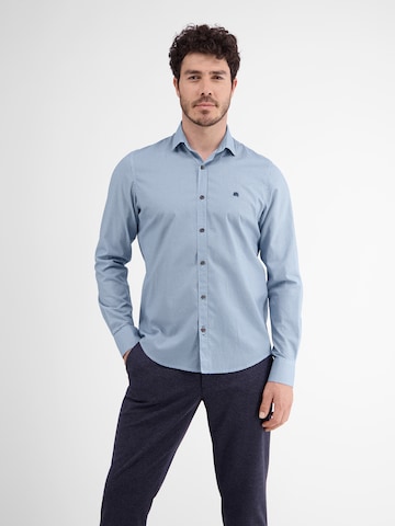 LERROS Regular fit Overhemd in Blauw: voorkant