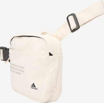ADIDAS PERFORMANCE Athletic Fanny Pack 'Classic Foundation' in White: front