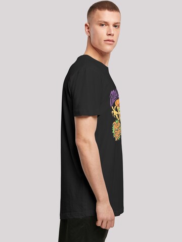 T-Shirt 'Pizza Ghost' F4NT4STIC en noir