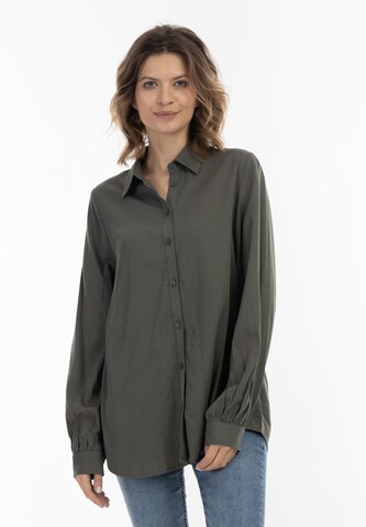 usha BLUE LABEL Blouse in Groen: voorkant