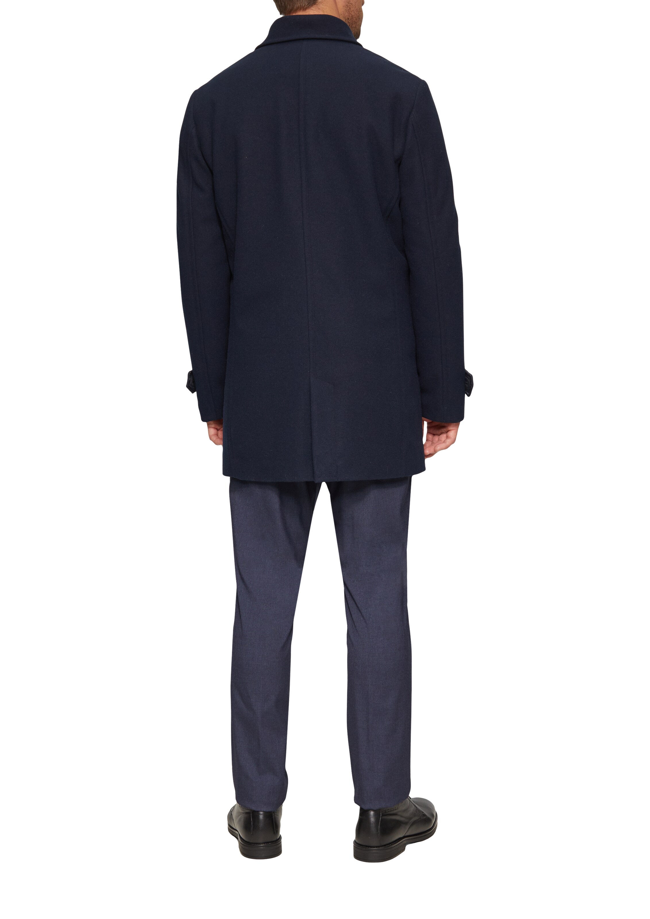 s.Oliver BLACK LABEL Winterjas in Blauw