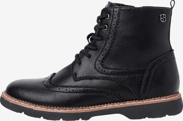 s.Oliver Lace-Up Ankle Boots in Black