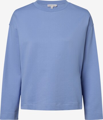 Marie Lund Sweatshirt in Blauw: voorkant