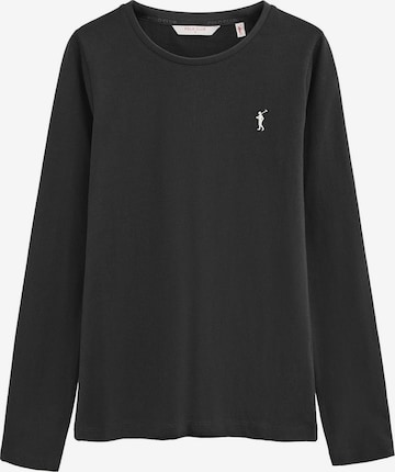 Polo Club Shirt in Black: front