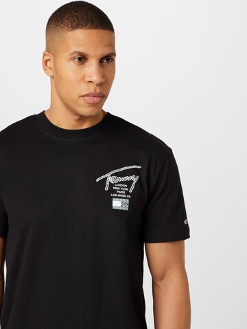 Tommy Jeans T-Shirt in Schwarz