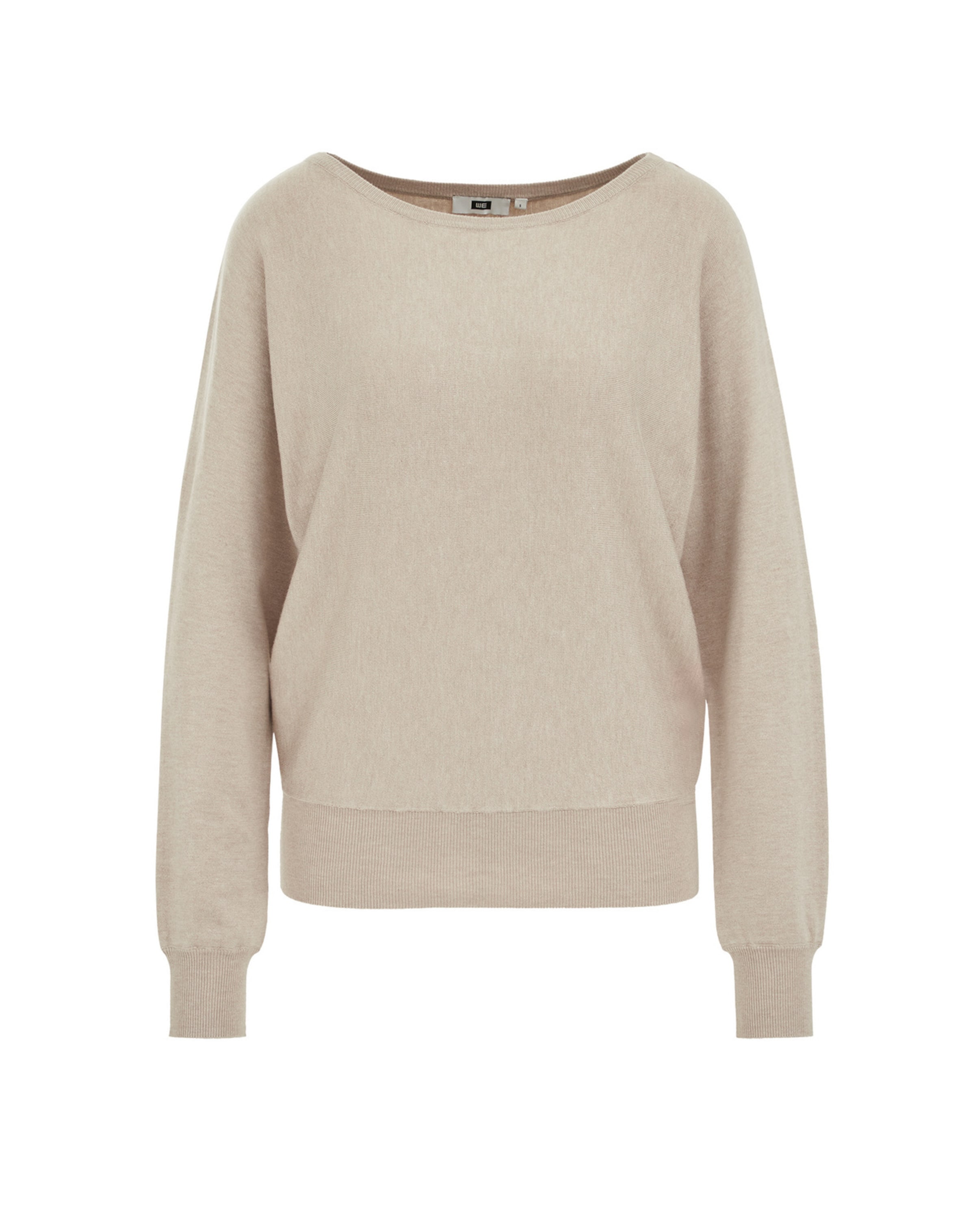 WE Fashion Kampsun, värv beež: eest vaates